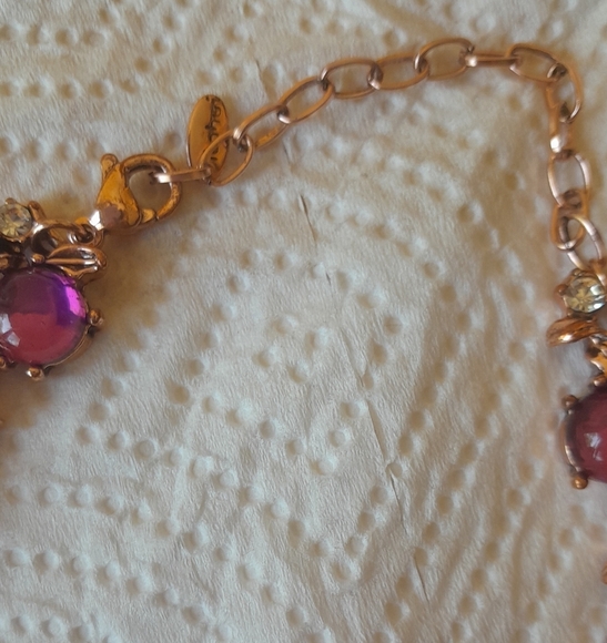 Source Unknown Purple Necklace with Elegant Segments - Picture 5 of 7